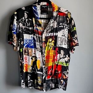 Forever 21 Men Elvis Presley limited edition shirt Medium